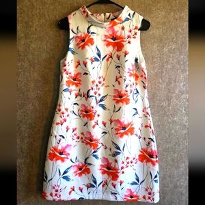 Ivanka Trump Floral Sleeveless Dress